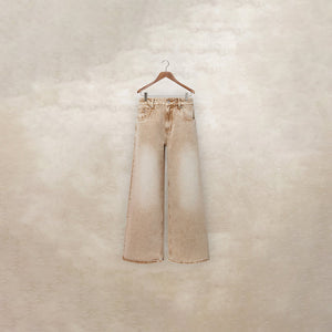 Sandblast Wide Leg Denim