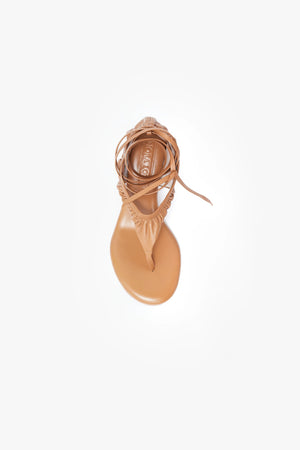 Flip Ruchi Sandal, Caramel
