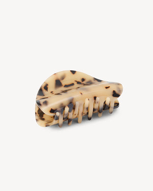Crescent Claw Clip, Blonde Tortoise