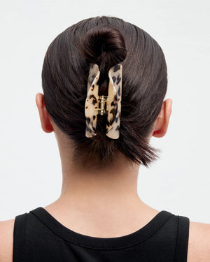 Crescent Claw Clip, Blonde Tortoise