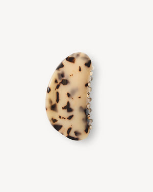 Crescent Claw Clip, Blonde Tortoise