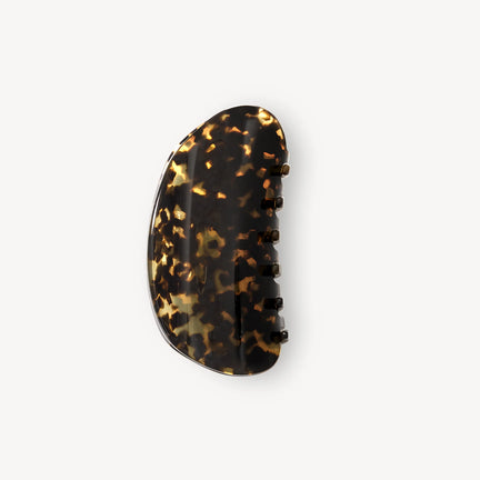 Crescent Claw Clip, Dark Tortoise