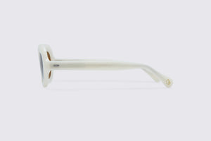 Asawa, Milky White Sunglasses