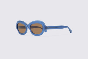 Asawa, Milky Blue Sunglasses