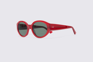 Bardi, Milky Red Sunglasses