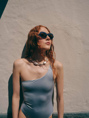 Asawa, Milky Blue Sunglasses