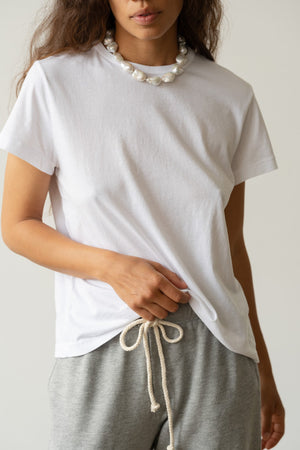 The Jersey Relaxed Tee, Powder