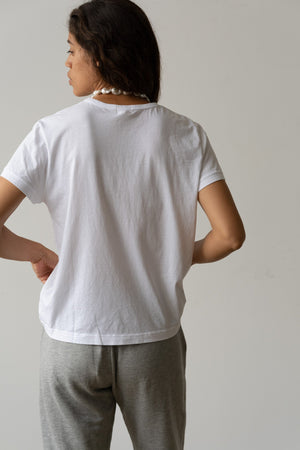 The Jersey Relaxed Tee, Powder