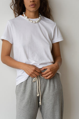 The Jersey Relaxed Tee, Powder