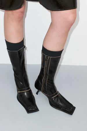 Halle Black Tall Boots