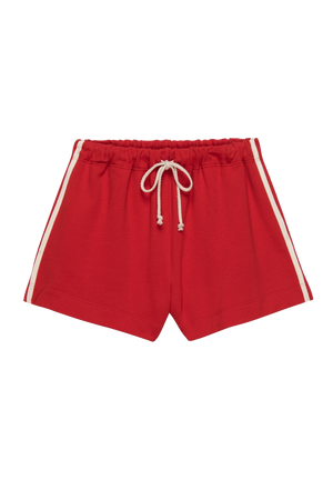 The Stripe Eco Terry Short, Tomato