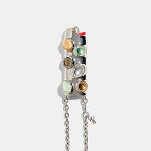 Gemstone Lighter Case Crossbody, Khaki