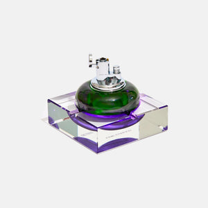 Glass Tabletop Lighter, Orchid