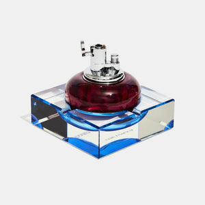 Glass Tabletop Lighter, Rouge