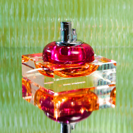 Glass Tabletop Lighter, Fruit Punch