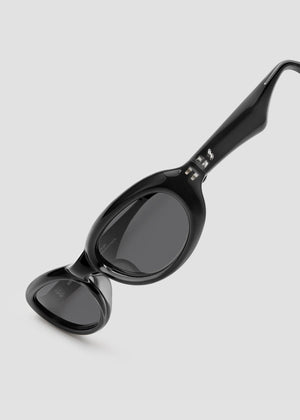 Groupie Sunglasses, Black/Black