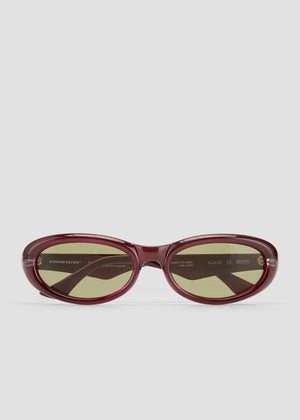 Groupie Sunglasses, Wine/Olive