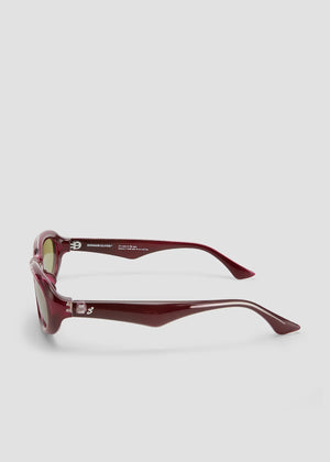 Groupie Sunglasses, Wine/Olive