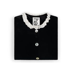 Madeline Jacket, Black & Ivory