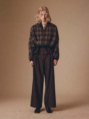 Hokkori Cardigan, Black/Taupe