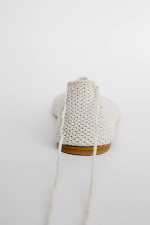 Merezhyvni Crochet Ballerinas, Milk