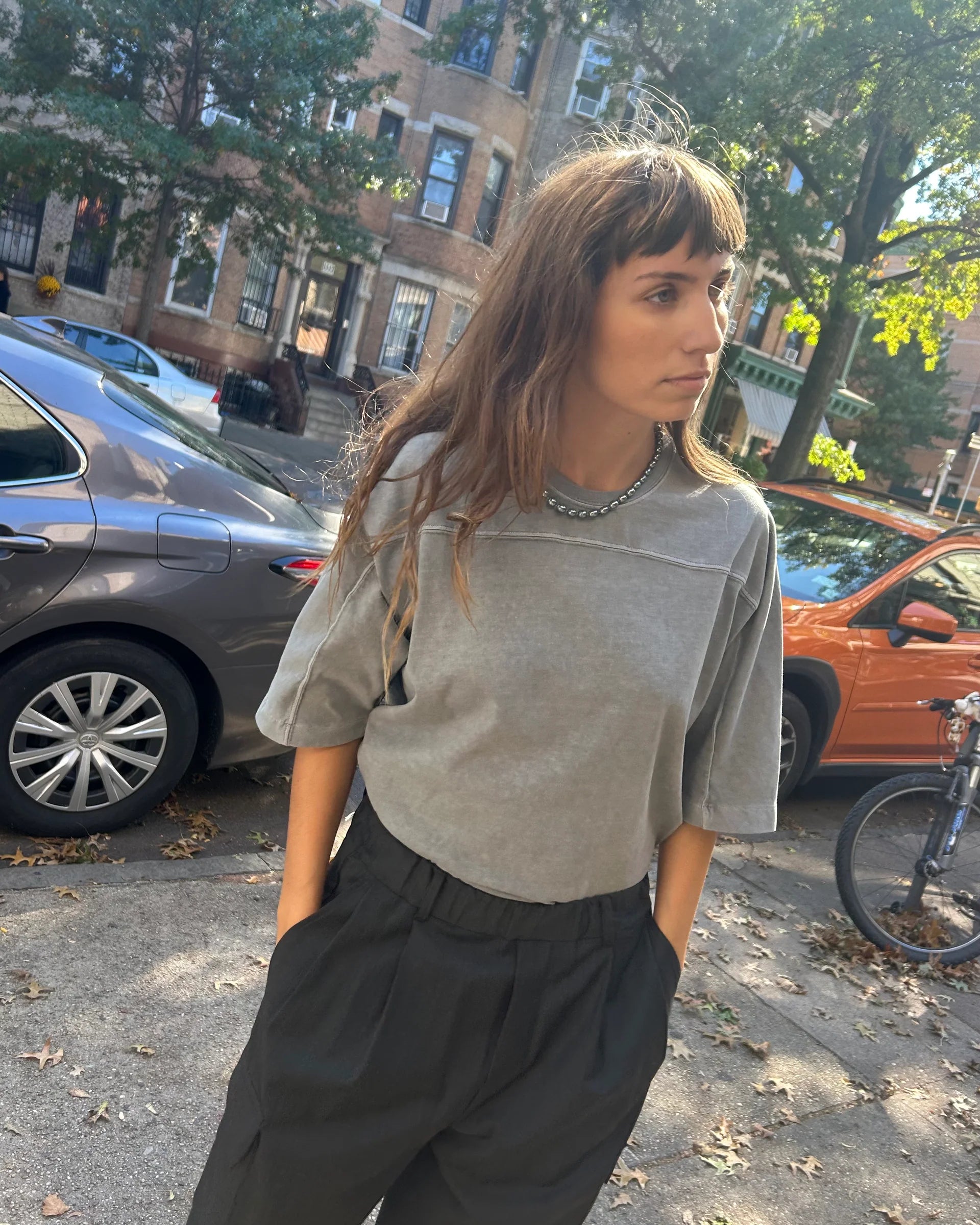 Community Football T-Shirt, Sea Moss