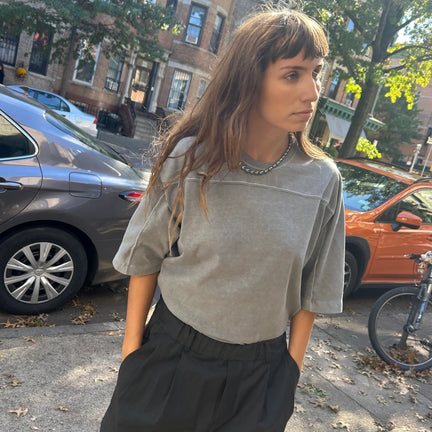 Community Football T-Shirt, Sea Moss