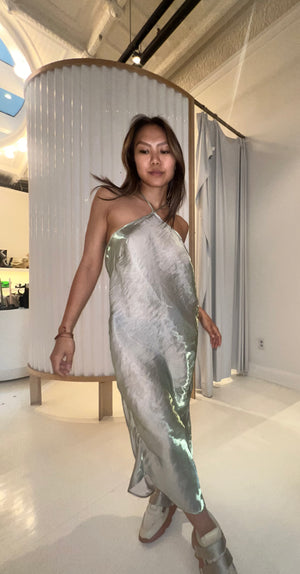 Opal, Halter Bias Dress