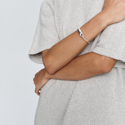 Kenna Knit Tee, Grey Marle