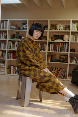 Dixon Knit Dress, Chessboard