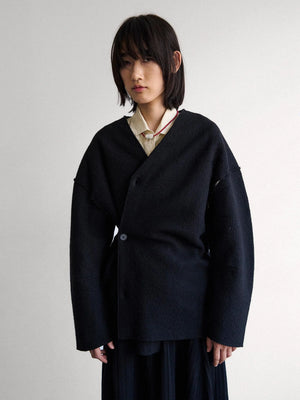 Mantello Cardigan, Black