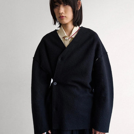 Mantello Cardigan, Black