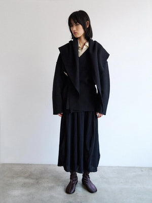 Mantello Cardigan, Black