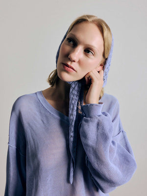 Matsu Sweater, Salvia Blue