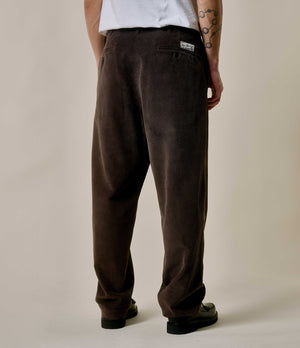 Organic Cotton Bold Corduroy Chino, Chocolate