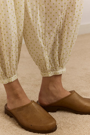 Meadow Trousers, Lime Spot