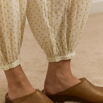 Meadow Trousers, Lime Spot