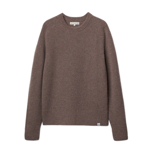BLADE02.06 Merino Wool-Cashmere Waffle Structure Pullover, Grain