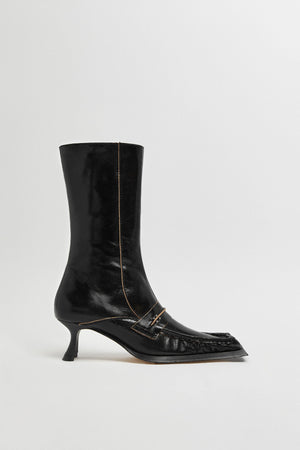 Halle Black Tall Boots