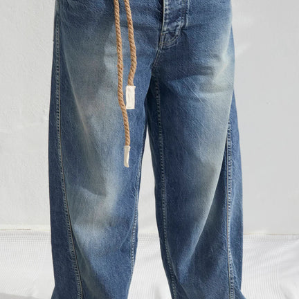 P84 Dungaree 9oz Cotton Denim, Sun Faded Wash