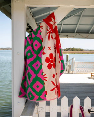Beach Towel, Peony