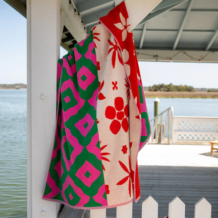 Beach Towel, Peony