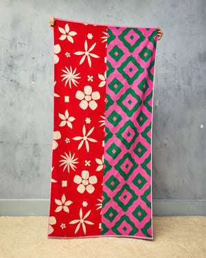 Beach Towel, Peony