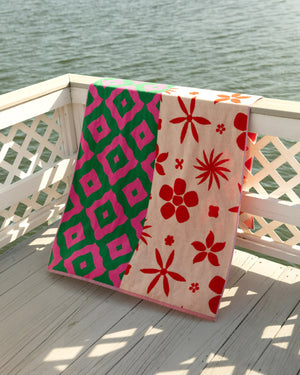 Beach Towel, Peony