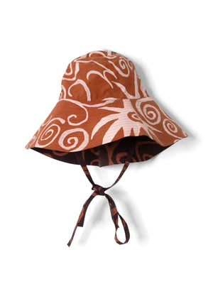 Reversible Sunhat, Mixed Swirl