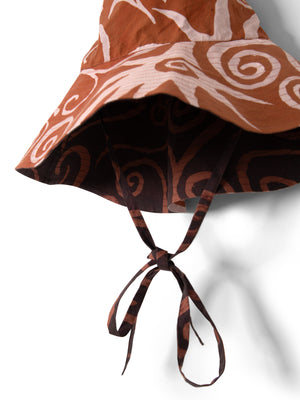 Reversible Sunhat, Mixed Swirl