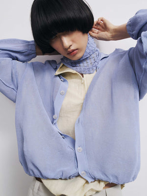 Rogu Cardigan, Salvia Blue