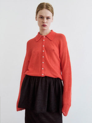 Bikou Polo Sweater, Chilli Pepper