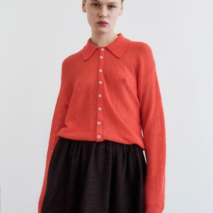 Bikou Polo Sweater, Chilli Pepper