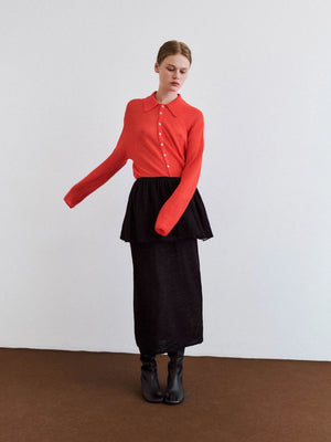 Bikou Polo Sweater, Chilli Pepper